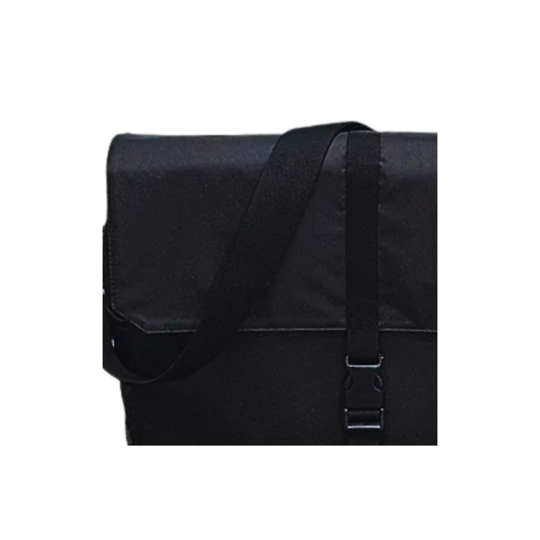 Black Unisex Laptop Messenger Bag for Professionals 014
